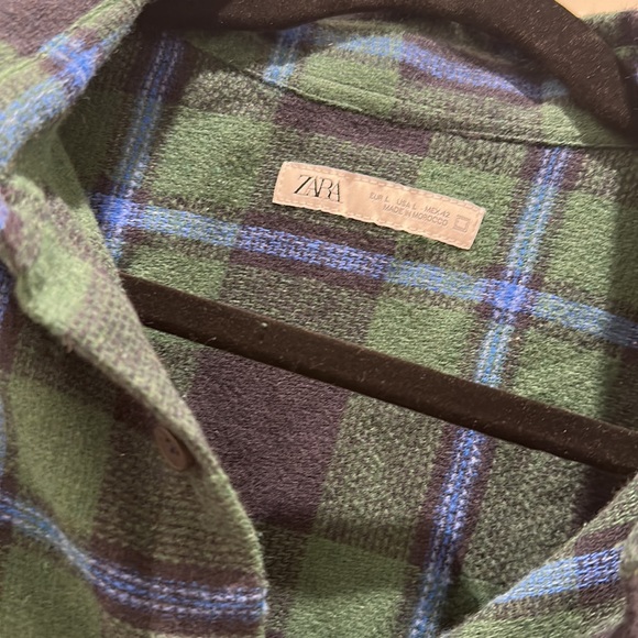 Zara Mens Plaid Flannel - Picture 3 of 4